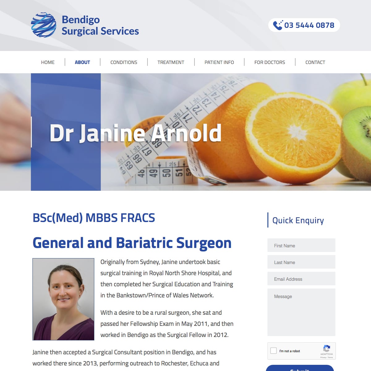 Bendigo Surgical Services - Doctor Bio