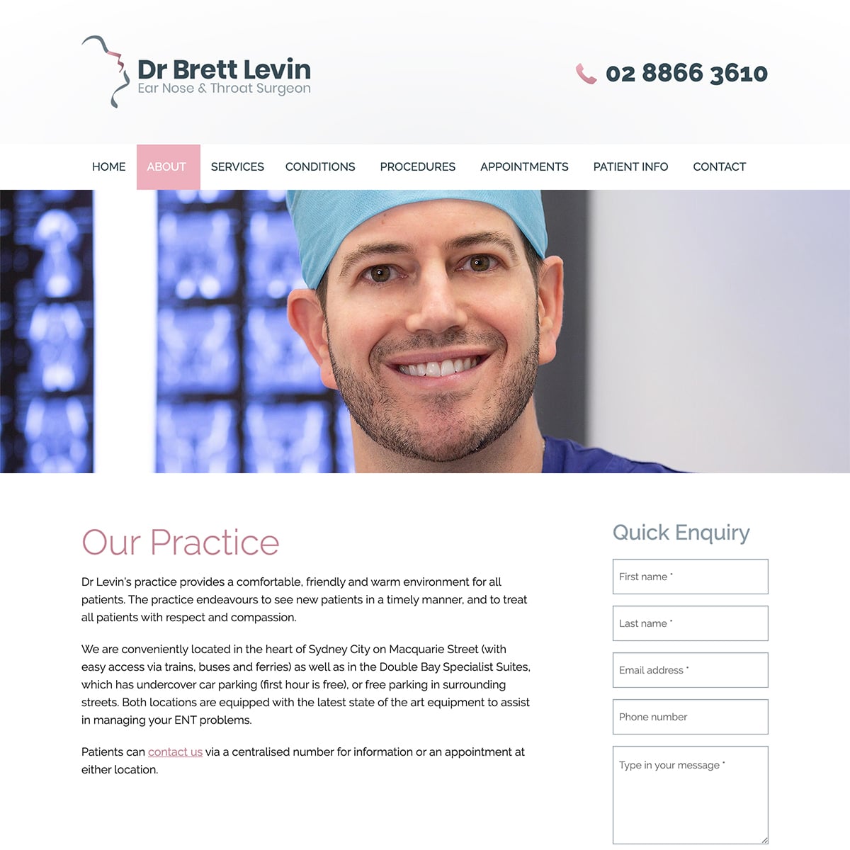 Dr Brett Levin - Our Practice
