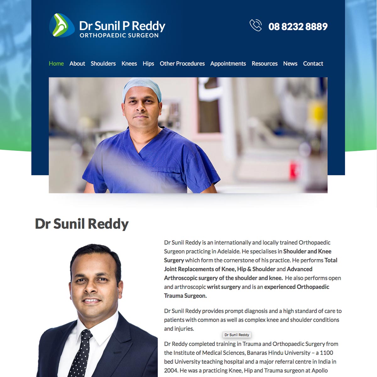 Dr Sunil Reddy - BIO