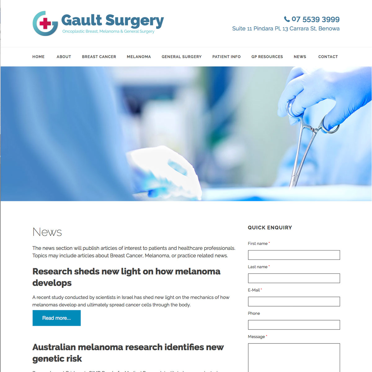 Gault Surgery News
