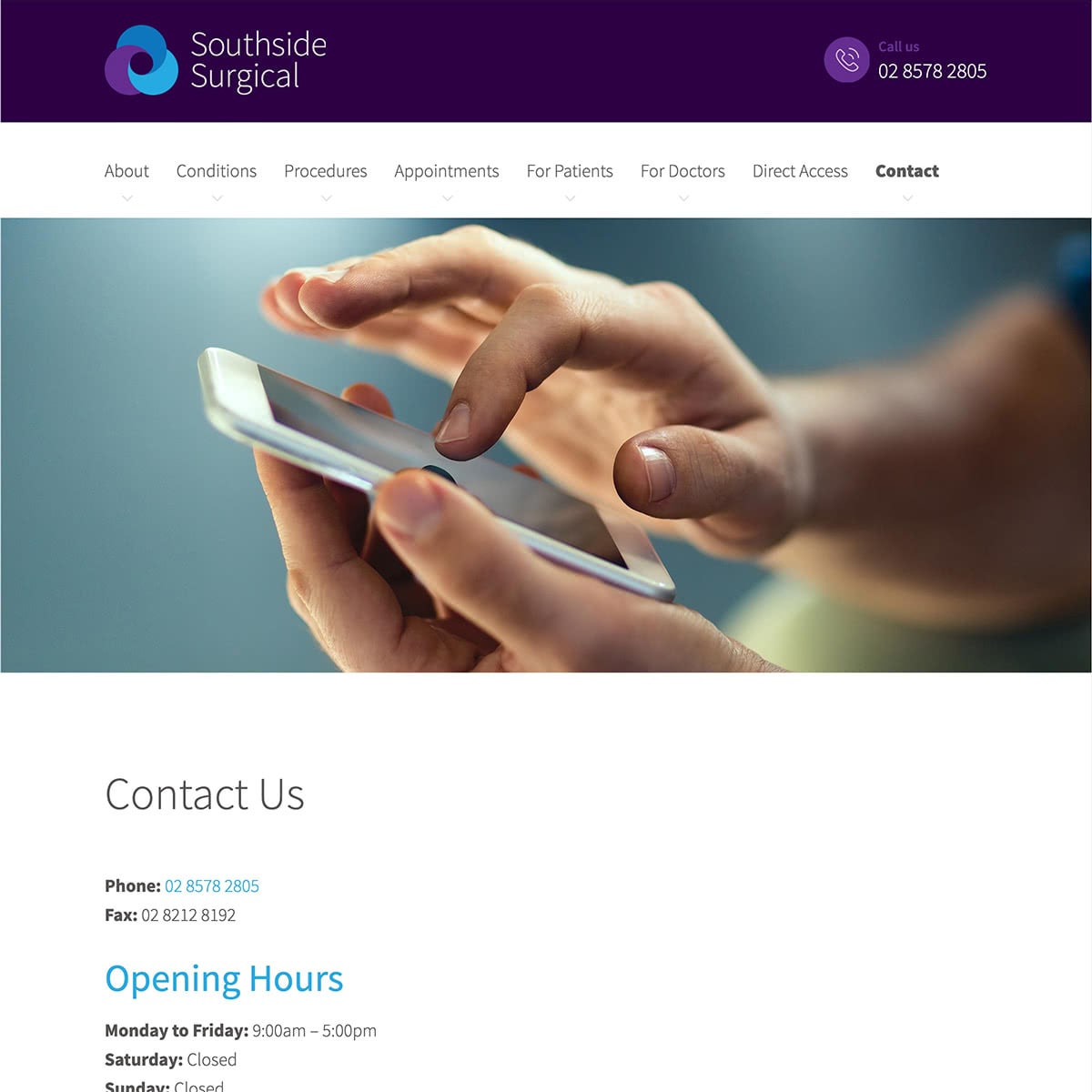 Southside Surgical - Contact Us