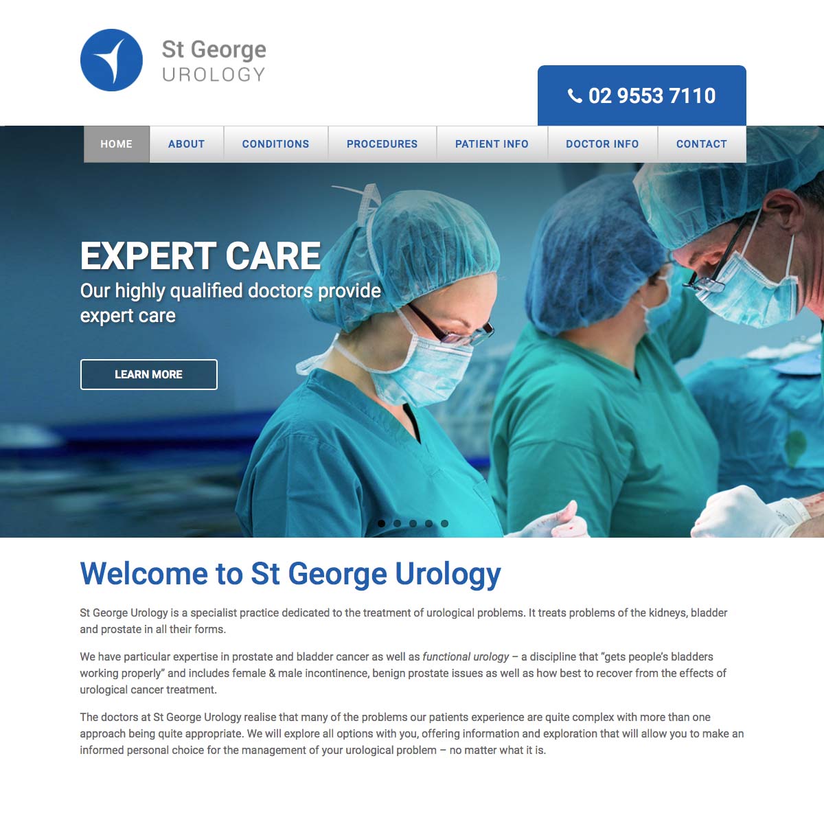 St George Urology Home Page 2