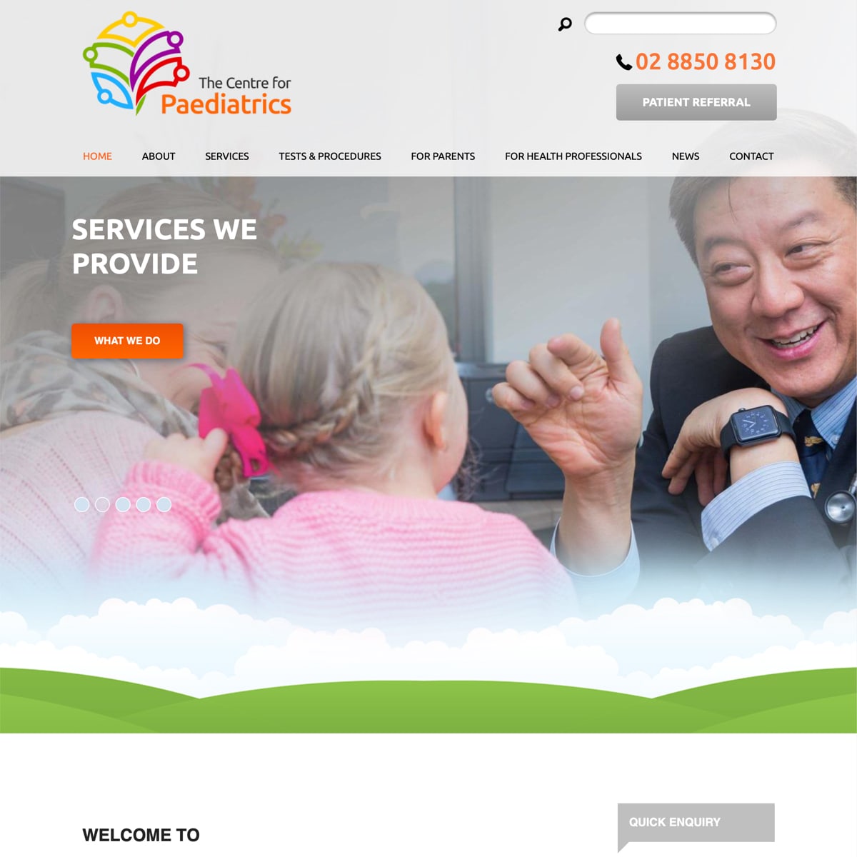The Centre for Paediatrics - Homepage
