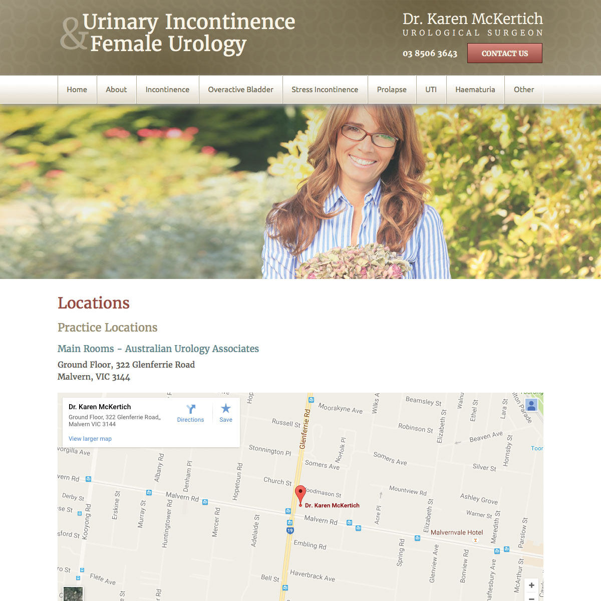 Urinary Incontinence and Female Urology - Locations
