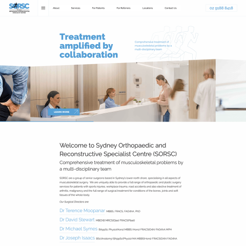 SORSC - Homepage - Wide Display
