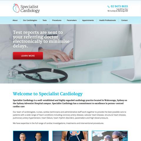 Specialist Cardiology Home