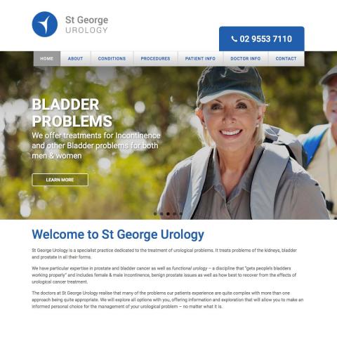 St George Urology Home Page 1